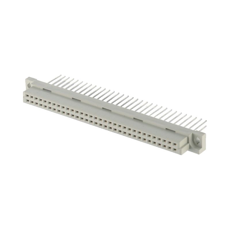 সোজা মহিলা 2 সারি DIN 41612 সংযোগকারী 64 পিন উল্লম্ব PCB নামমাত্র বর্তমান 3A