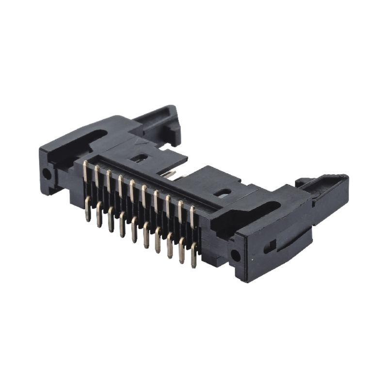 2.54 মিমি ল্যাচ সংযোগকারী SMT 6 8 10 18 20 26 30 34 40 50 64 পিন ইজেক্টর হেডার সংযোগকারী