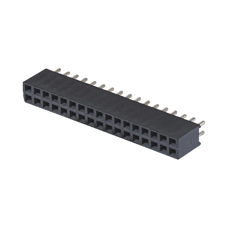 2.0mm H4.3mm ডিআইপি হেডার মহিলা সোজা ডিপ 2x2 2x40pin মহিলা হেডার সংযোগকারী