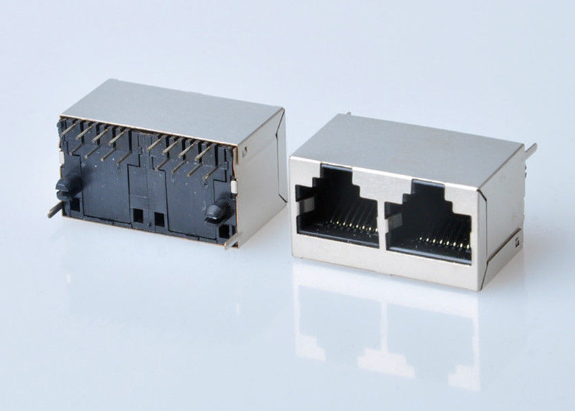 8p8c RJ45 জ্যাক সংযোগকারী পিসিবি মাউন্ট নেটওয়ার্ক সকেট ইন্টারনেটের জন্য মডুলার তামা খাদ