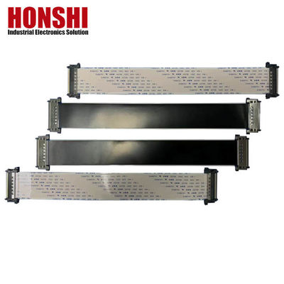 0.5 মিমি পিচ এফপিসি ফ্ল্যাট ফ্লেক্স ক্যাবল 80c 60v 10p 40p 60cm টিনযুক্ত তামা তারের জন্য