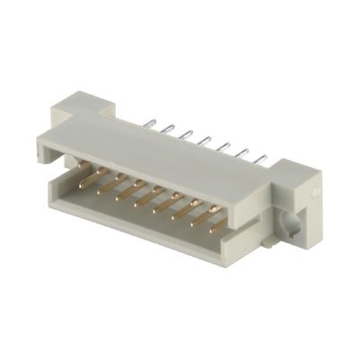 DIP Din 41612 সংযোগকারী 2.54mm 16 পিন পুরুষ পিন সংযোগকারী 3AMP রেটযুক্ত বর্তমান
